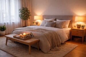 Como dormir melhor com um ambiente calmo e organizado para favorecer o sono